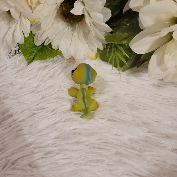2/$10 Littlest Pet Shop Authentic LPS #254 Green Iguana Lizard Green Eyes - Picture 8 of 12